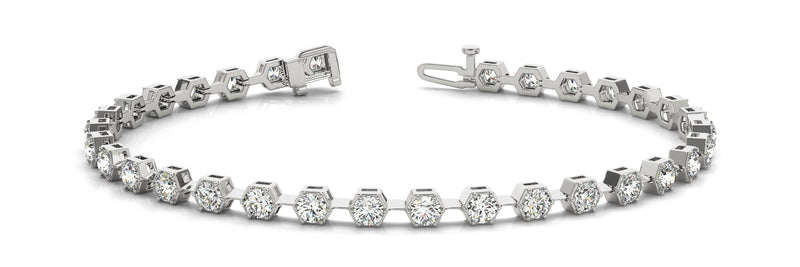 Bracelet In-Line Prong-Set