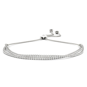In-Line Adjustable Tennis Bracelet