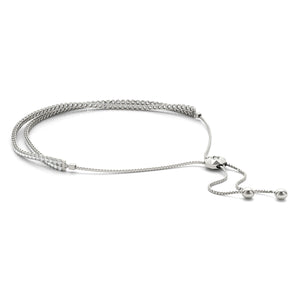 In-Line Adjustable Tennis Bracelet - alt view