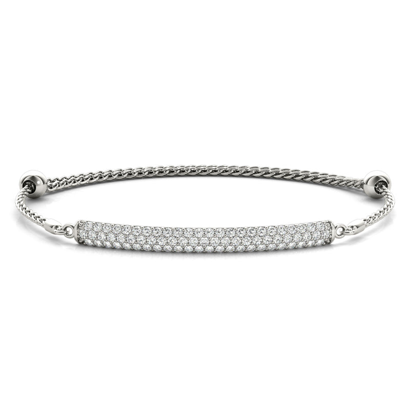 3 Row Diamond Bracelet