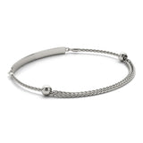 3 Row Diamond Bracelet - alt view