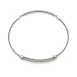 3 Row Diamond Bracelet - alt view
