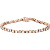 The Jude — Line Diamond Bracelet - Yellow