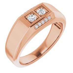 The Europa Wedding Band — Rose Gold