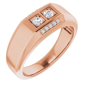 The Europa Wedding Band — Rose Gold