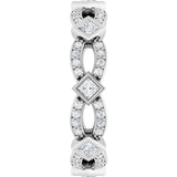The Esme — Infinity-Inspired Eternity 2mm Wedding Band - view 4