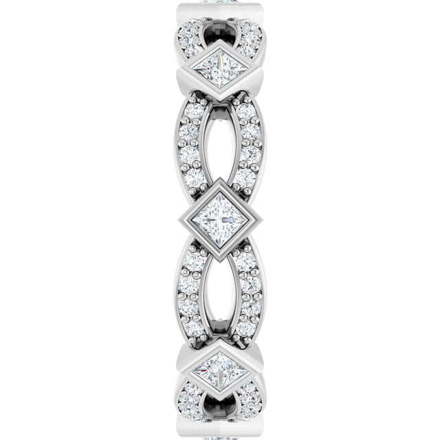 The Esme — Infinity-Inspired Eternity 2mm Wedding Band - view 4