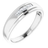 Five-Stone Band — 2 X 2 mm Square (122788)