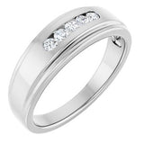 Five-Stone Band — 2.3 mm Round (122788)