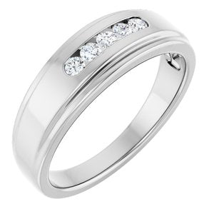 Five-Stone Band — 2.3 mm Round (122788)