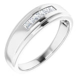 Five-Stone Band — 2.3 X 2.3 mm Square (122788)
