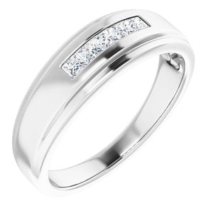Five-Stone Band — 2.3 X 2.3 mm Square (122788)