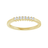 1 1/6 ct tw Diamond Lab Grown Anniversary Band in 14K White Gold... - view 3