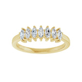 1 3/4 ct tw Diamond Lab Grown Anniversary Band in 14K White Gold... - view 3