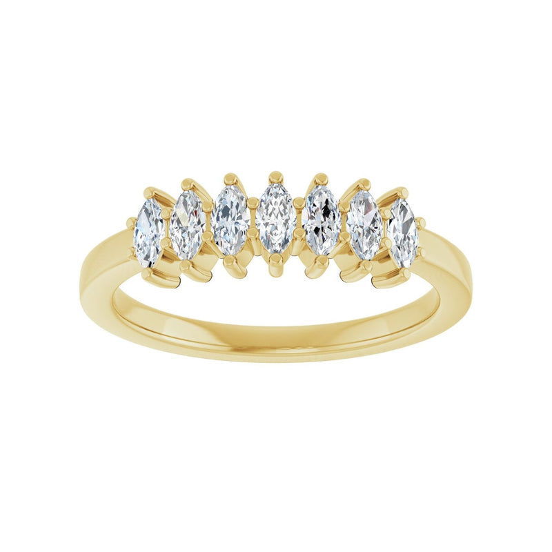 1 3/4 ct tw Diamond Lab Grown Anniversary Band in 14K White Gold... - view 3