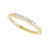 1 1/6 ct tw Diamond Lab Grown Anniversary Band in 14K White Gold... - view 5