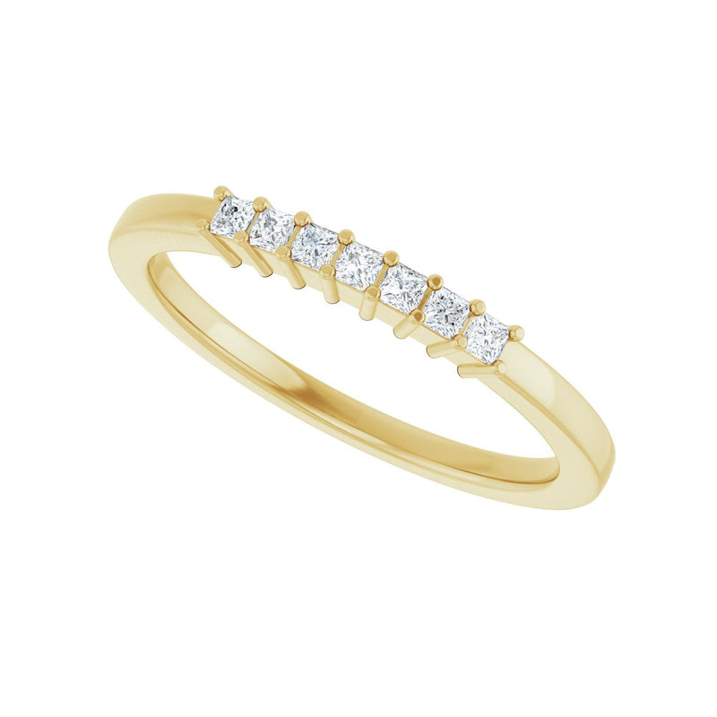 1 1/6 ct tw Diamond Lab Grown Anniversary Band in 14K White Gold... - view 5
