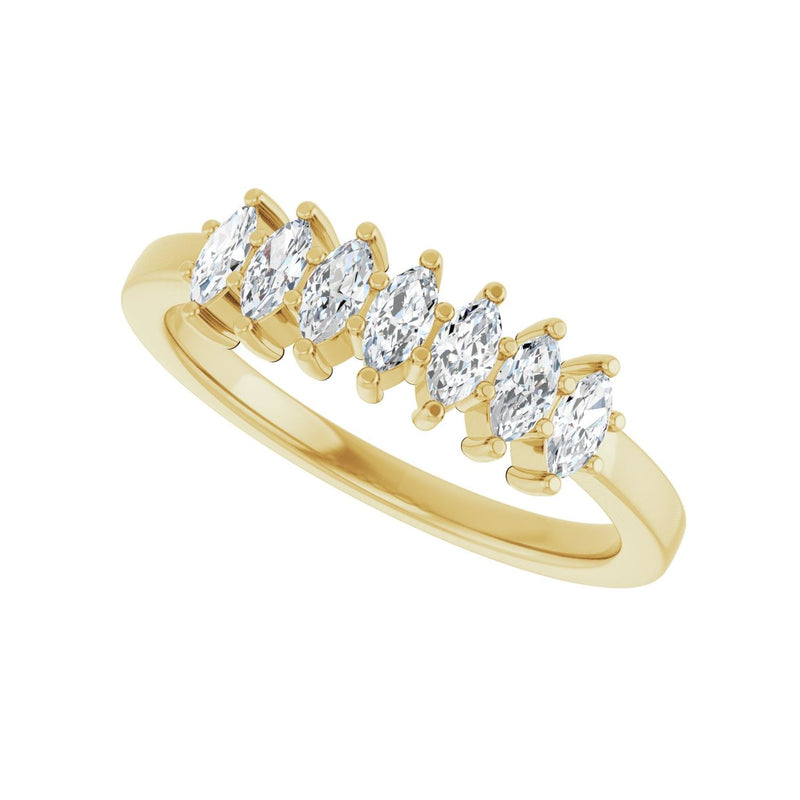 1 3/4 ct tw Diamond Lab Grown Anniversary Band in 14K White Gold... - view 5