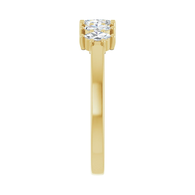 1 3/4 ct tw Diamond Lab Grown Anniversary Band in 14K White Gold... - view 4