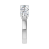 1 1/3 ct tw Diamond Lab Grown Anniversary Band in 14K White Gold... - view 4