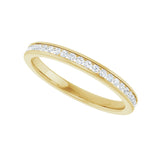 1/5 ct tw Channel-Set Lab Grown Anniversary Band in 14K White Gol... - view 5