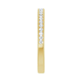 1/5 ct tw Channel-Set Lab Grown Anniversary Band in 14K White Gol... - view 4