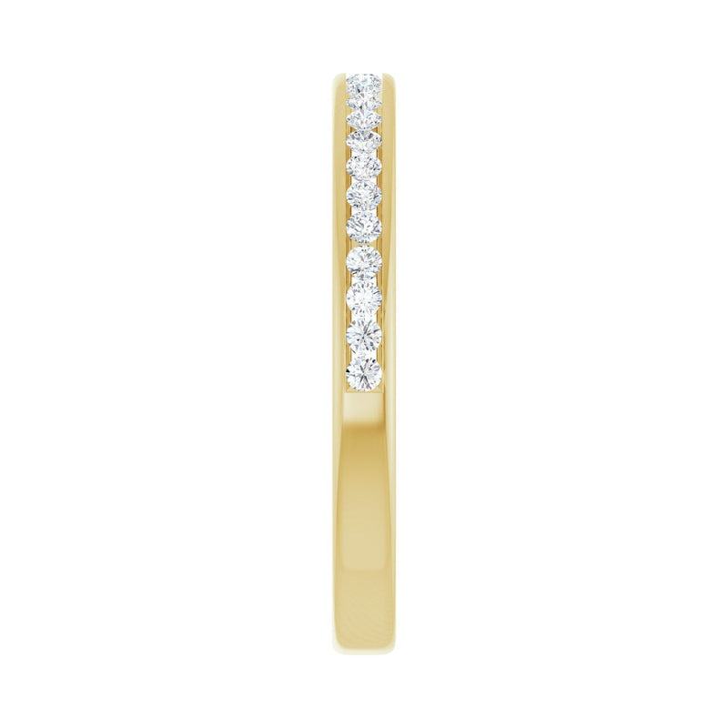 1/5 ct tw Channel-Set Lab Grown Anniversary Band in 14K White Gol... - view 4