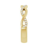 1/8 ct tw Diamond Lab Grown Anniversary Band in 14K White Gold... - view 4