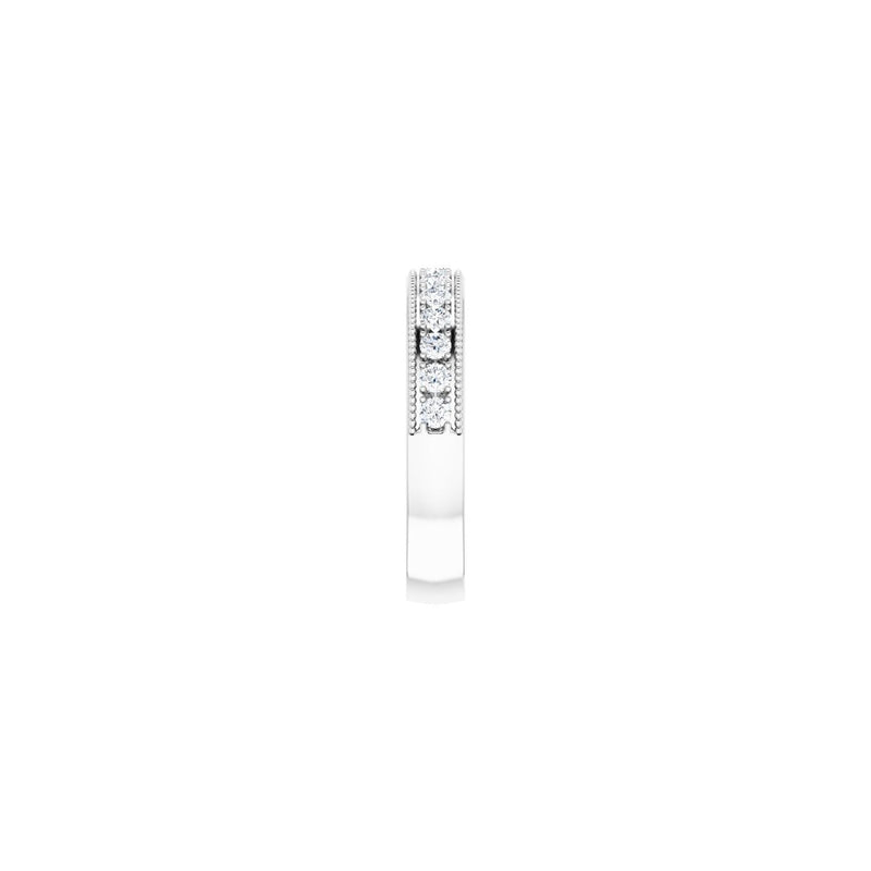 1/5 ct tw Diamond Lab Grown Anniversary Band in 14K White Gold... - view 4