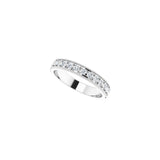 1/5 ct tw Diamond Lab Grown Anniversary Band in 14K White Gold... - view 5