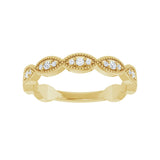 1/5 ct tw Diamond Lab Grown Anniversary Band in 14K White Gold... - view 3