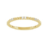 1/8 ct tw Diamond Lab Grown Anniversary Band in 14K White Gold... - view 3