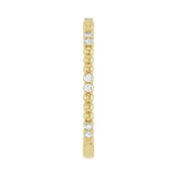 1/8 ct tw Diamond Lab Grown Anniversary Band in 14K White Gold... - view 4