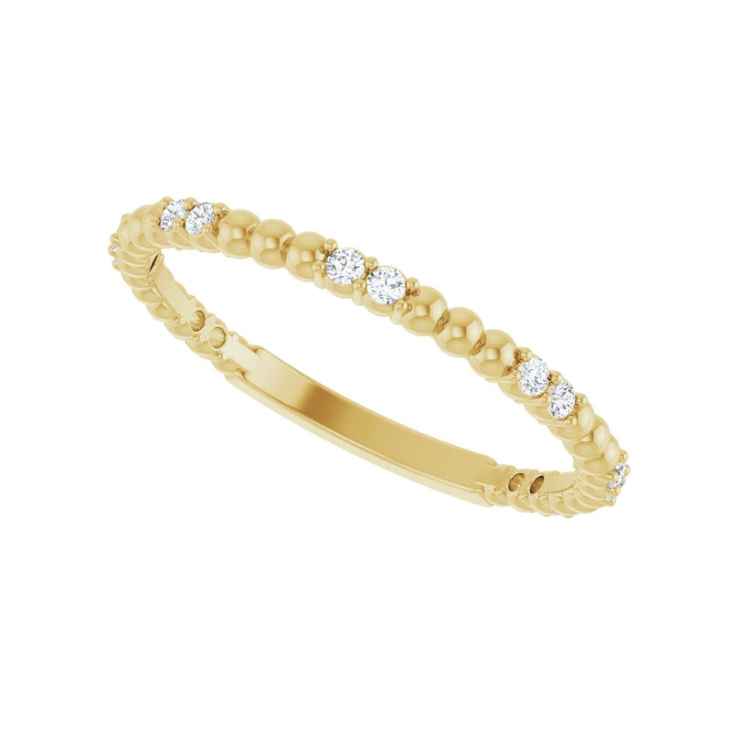 1/8 ct tw Diamond Lab Grown Anniversary Band in 14K White Gold... - view 5