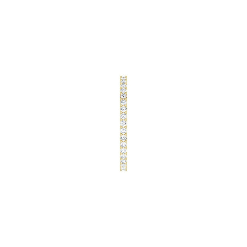 1 ct tw Eternity Shared-Prong Lab Grown Anniversary Band in 14K W... - view 4