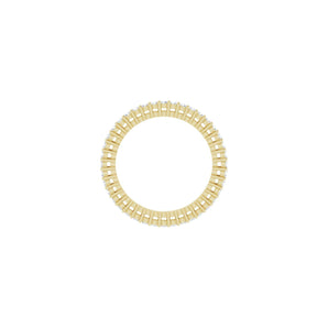 1 ct tw Eternity Shared-Prong Lab Grown Anniversary Band in 14K W... - view 2