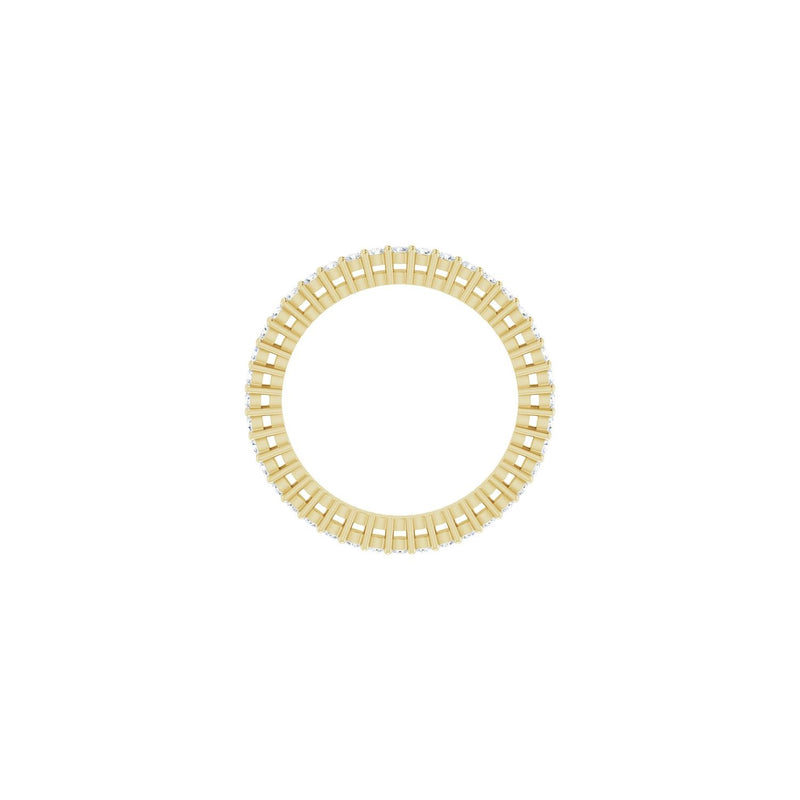 1 ct tw Eternity Shared-Prong Lab Grown Anniversary Band in 14K W... - view 2