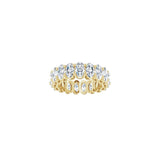 3 3/8 ct tw Eternity Shared-Prong Lab Grown Anniversary Band in 1... - view 3