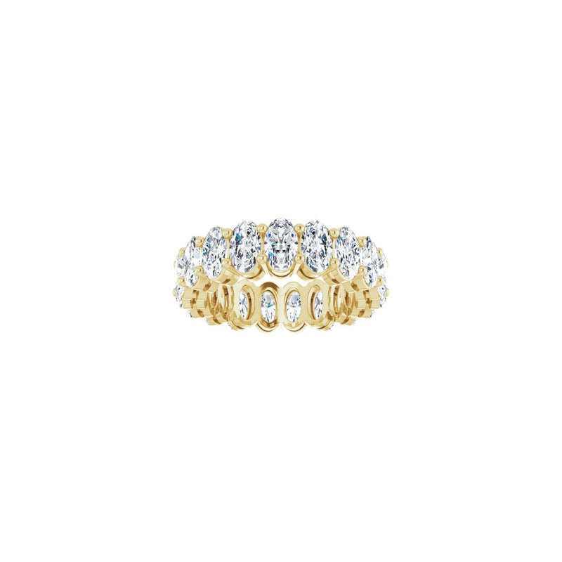 3 3/8 ct tw Eternity Shared-Prong Lab Grown Anniversary Band in 1... - view 3