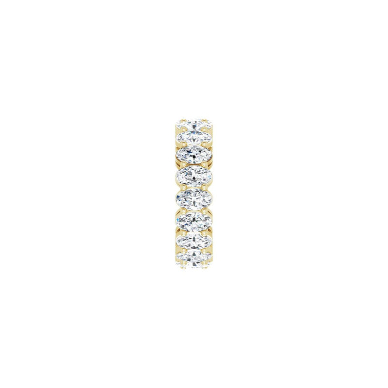 3 3/8 ct tw Eternity Shared-Prong Lab Grown Anniversary Band in 1... - view 4