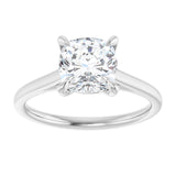 The Nara — Round Solitaire Engagement Ring - view 3