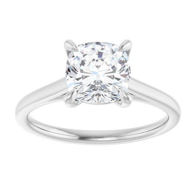 The Nara — Round Solitaire Engagement Ring - view 3