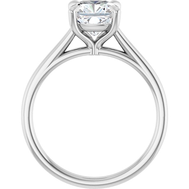 The Nara — Round Solitaire Engagement Ring - view 2