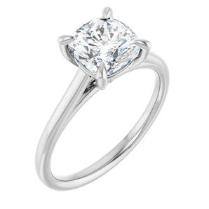 The Nara — Round Solitaire Engagement Ring - view 1