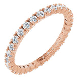 The Esmee — Eternity Anniversary Band - Rose