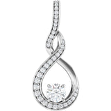 The Wandile — Round Diamond Pendant