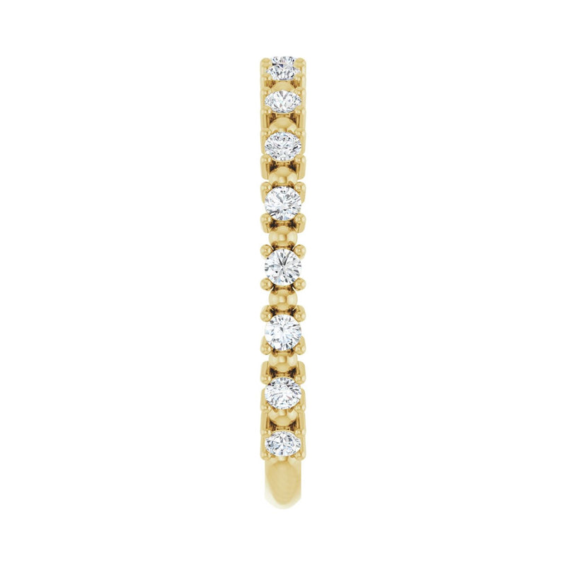 1/3 ct tw Diamond Lab Grown Anniversary Band in 14K White Gold... - view 4
