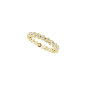1/3 ct tw Eternity Lab Grown Anniversary Band in 14K White Gold... - view 5