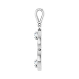 1/2 ct Round Lab Grown Diamond Solitaire Pendant in 14K White Gol... - view 3