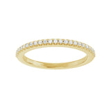 1/6 ct tw Shared-Prong Lab Grown Anniversary Band in 14K White Go... - view 3